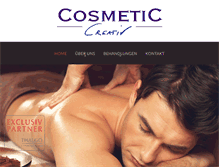 Tablet Screenshot of cosmeticcreativ.de